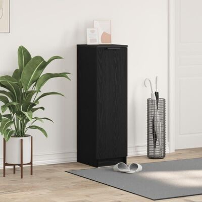 vidaXL Armoire à chaussures - Chêne noir - Design moderne - Publicité vidaXL Armoire à chaussures - Chêne noir - Design moderne - Publicité