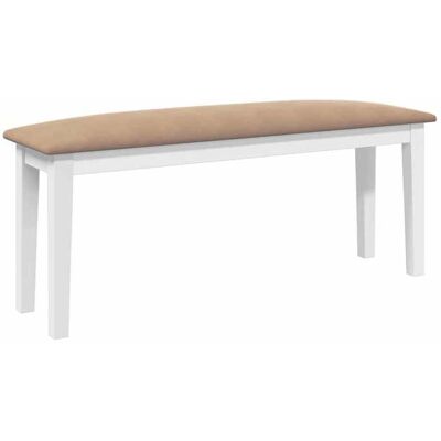VIDAXL Blanc Banc de cuisine - Banc 110 cm blanc bois massif caoutchouc m6003 Blanc - Publicité VIDAXL Blanc Banc de cuisine - Banc 110 cm blanc bois massif caoutchouc m6003 Blanc - Publicité