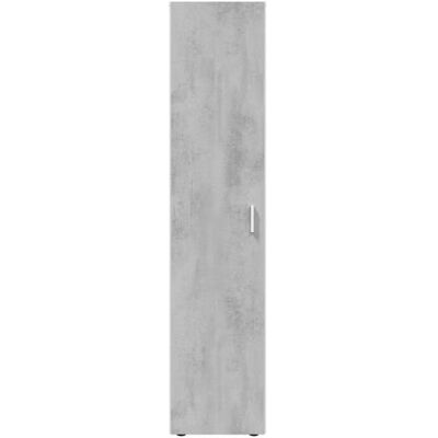 PEGANE Armoire meuble de rangement en panneau de particules mélaminé - Hauteur 182 x Longueur 41 cm x Profondeur 37 cm Gris - Publicité PEGANE Armoire meuble de rangement en panneau de particules mélaminé - Hauteur 182 x Longueur 41 cm x Profondeur 37 cm Gris - Publicité