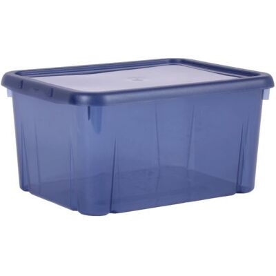EDA PLASTIQUE Boîte de rangement Funny Box 8 L - Bleu profond acidulé - 31 x 234 x 154 cm Bleu - Publicité EDA PLASTIQUE Boîte de rangement Funny Box 8 L - Bleu profond acidulé - 31 x 234 x 154 cm Bleu - Publicité