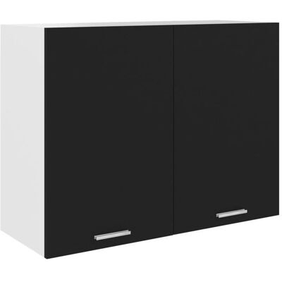vidaXL Armoire suspendue Lyon Noir 80 x 31 x 60 cm Bois dingénierie 801277 Noir - Publicité vidaXL Armoire suspendue Lyon Noir 80 x 31 x 60 cm Bois dingénierie 801277 Noir - Publicité