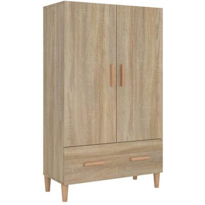 VIDAXL *NEW Enfilade Commode intérieure - Buffet haut Chêne sonoma 70x31x115 cm Classique - Bois dingénierie CL80543 Marron - Publicité VIDAXL *NEW Enfilade Commode intérieure - Buffet haut Chêne sonoma 70x31x115 cm Classique - Bois dingénierie CL80543 Marron - Publicité