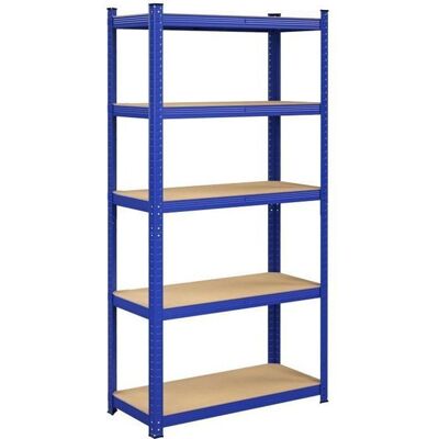 Étagère Charge Lourde métallique SONGMICS - 180 x 90 x 40 cm - 5 Niveaux - Bleu Bleu - Publicité Étagère Charge Lourde métallique SONGMICS - 180 x 90 x 40 cm - 5 Niveaux - Bleu Bleu - Publicité