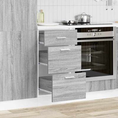 VIDAXL Vaisselier/Buffet de cuisine - Rustique Meuble bas Lyon - Gris Sonoma - 40x46x815 cm - Bois dingénierie@658137 Gris - Publicité VIDAXL Vaisselier/Buffet de cuisine - Rustique Meuble bas Lyon - Gris Sonoma - 40x46x815 cm - Bois dingénierie@658137 Gris - Publicité