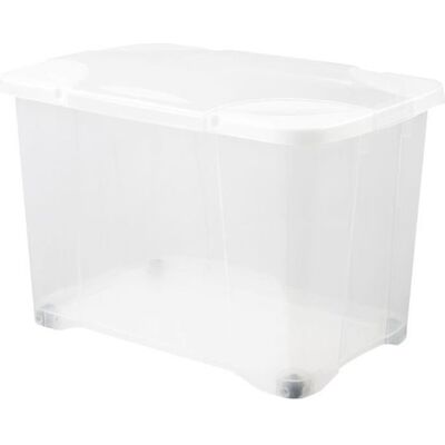 EDA PLASTIQUE Boîte de rangement ClipBox 60 L Blanc - Publicité EDA PLASTIQUE Boîte de rangement ClipBox 60 L Blanc - Publicité