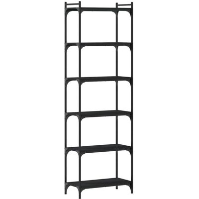 VIDAXL BONNIE®Bibliothèque - Étagère Décoration pour Maison Bureau 6 niveaux noir 60x30x188 cm Bois dingénierie FR188621 Noir - Publicité VIDAXL BONNIE®Bibliothèque - Étagère Décoration pour Maison Bureau 6 niveaux noir 60x30x188 cm Bois dingénierie FR188621 Noir - Publicité