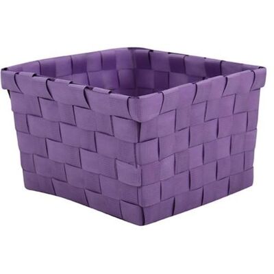 Panier de rangement 10x10x75cm Violet MSV - Publicité Panier de rangement 10x10x75cm Violet MSV - Publicité