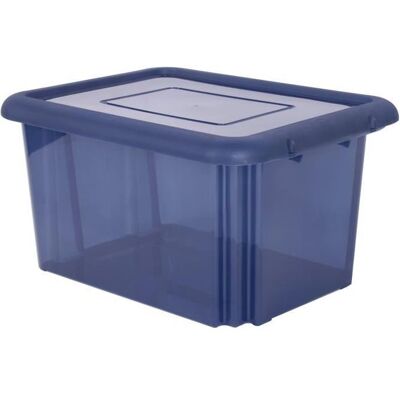 EDA Plastiques - Funny Box 55L - Deep Blue - Boîte de rangement - Publicité EDA Plastiques - Funny Box 55L - Deep Blue - Boîte de rangement - Publicité