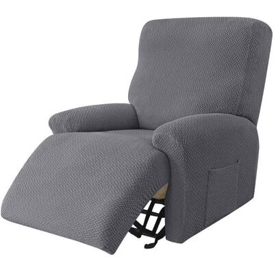 AUTREMENT Fauteuil Relax Housse 1 Pice Jacquard Housse de Canap Extensible Gris fonc Gris - Publicité AUTREMENT Fauteuil Relax Housse 1 Pice Jacquard Housse de Canap Extensible Gris fonc Gris - Publicité