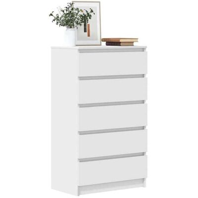 VIDAXL COMMODE DE CHAMBRE - BAO Commode Blanc 60x36x103 c Commode Blanc 60x36x103 cm - bois dingénierie 79053 Blanc - Publicité VIDAXL COMMODE DE CHAMBRE - BAO Commode Blanc 60x36x103 c Commode Blanc 60x36x103 cm - bois dingénierie 79053 Blanc - Publicité