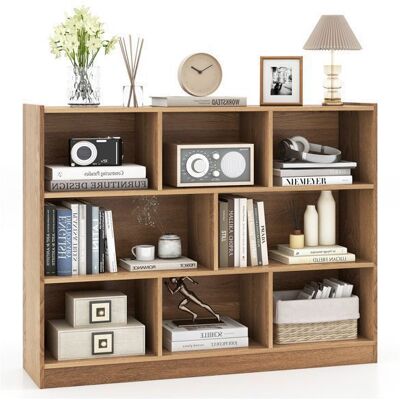 GOPLUS Bibliothèque Enfant 8 Cubes Ouvertes122x 32 x93CMMeuble de Rangement Bibliothèque pour Livres et Jouets Naturel Marron - Publicité GOPLUS Bibliothèque Enfant 8 Cubes Ouvertes122x 32 x93CMMeuble de Rangement Bibliothèque pour Livres et Jouets Naturel Marron - Publicité