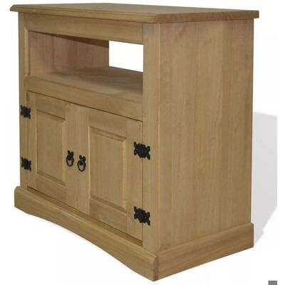 HELLOSHOP26 Meuble TV avec Rangement - Style Mexicain 80x43x78cm - Publicité HELLOSHOP26 Meuble TV avec Rangement - Style Mexicain 80x43x78cm - Publicité