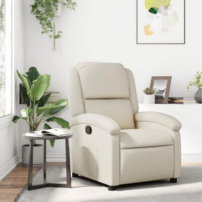 vidaXL Fauteuil Inclinable Chaise de Relaxation avec Dossier et Repose-Pied Siège Inclinable Fauteuil TV de Salon 371776 Beige - Publicité vidaXL Fauteuil Inclinable Chaise de Relaxation avec Dossier et Repose-Pied Siège Inclinable Fauteuil TV de Salon 371776 Beige - Publicité