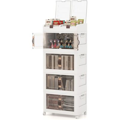 Giantex - 7-Level Wooden Free-Standing Bookcase - Bookcase - Publicité Giantex - 7-Level Wooden Free-Standing Bookcase - Bookcase - Publicité
