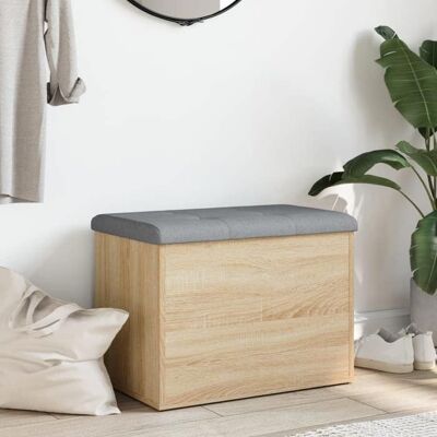 VIDAXL SALE dhiver Banc de rangement - SOLOMON - Meuble de couloir - Chêne Sonoma 62x42x45 cm - Bois dingénierie bb254 - Publicité VIDAXL SALE dhiver Banc de rangement - SOLOMON - Meuble de couloir - Chêne Sonoma 62x42x45 cm - Bois dingénierie bb254 - Publicité
