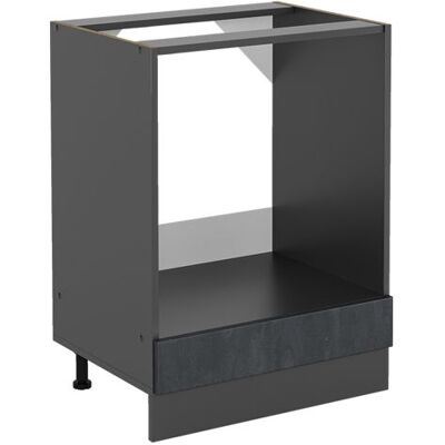 Meuble pour four R-Line 60cm sans PT Béton noir/Anthracite Vicco 47490 Noir - Publicité Meuble pour four R-Line 60cm sans PT Béton noir/Anthracite Vicco 47490 Noir - Publicité
