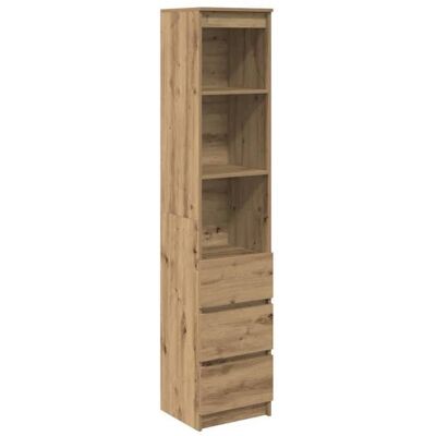 VIDAXL Enfilade/Bahut/Vitrine - Rustique - Buffet haut chêne artisanal 375 x 35 x 180 cm bois dingénierie @645359 Marron - Publicité VIDAXL Enfilade/Bahut/Vitrine - Rustique - Buffet haut chêne artisanal 375 x 35 x 180 cm bois dingénierie @645359 Marron - Publicité