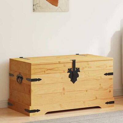 VIDAXL BEAU Malle/coffre Intérieur - Coffre de rangement - Pin mexicain Gamme Corona 91x495x47 cm mode270042 Marron - Publicité VIDAXL BEAU Malle/coffre Intérieur - Coffre de rangement - Pin mexicain Gamme Corona 91x495x47 cm mode270042 Marron - Publicité