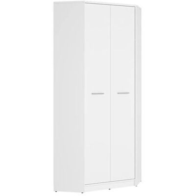 PEGANE Placard armoire dangle de 2 portes coloris Blanc - Longueur 795 x Largeur 795 x Hauteur 197 cm Blanc - Publicité PEGANE Placard armoire dangle de 2 portes coloris Blanc - Longueur 795 x Largeur 795 x Hauteur 197 cm Blanc - Publicité