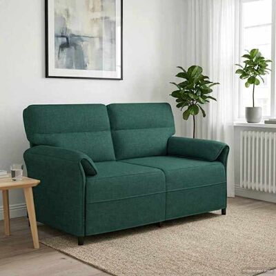 vidaXL Canapé 100% polyester cadre en métal MDF Contreplaqué 42033902 Vert - Publicité vidaXL Canapé 100% polyester cadre en métal MDF Contreplaqué 42033902 Vert - Publicité