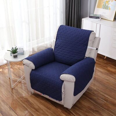 Housse Fauteuil Relax - PZCC - Imperméable - Bleu Marine - Lavable en Machine - Design Contemporain Bleu - Publicité Housse Fauteuil Relax - PZCC - Imperméable - Bleu Marine - Lavable en Machine - Design Contemporain Bleu - Publicité