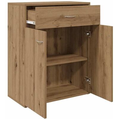 VIDAXL 36251 Commode salon/BUFEET - MEUBLECHIC - avec stockage - Pour salon - chêne artisanal 60x30x75 cm bois dingénieriePrintemps/été Marron - Publicité VIDAXL 36251 Commode salon/BUFEET - MEUBLECHIC - avec stockage - Pour salon - chêne artisanal 60x30x75 cm bois dingénieriePrintemps/été Marron - Publicité