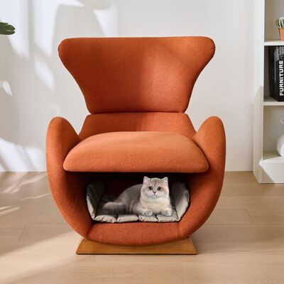 Fauteuil Requin-Baleine - MODERNLUXE - Rouge - Tissu Anti-Rayures - Cachette Animaux Rouge - Publicité Fauteuil Requin-Baleine - MODERNLUXE - Rouge - Tissu Anti-Rayures - Cachette Animaux Rouge - Publicité