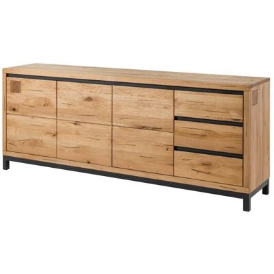 Massivmoebel24 Buffet 210x45 Chêne sauvage huilé Bianco VILLANDERS N° 252 Beige - Publicité Massivmoebel24 Buffet 210x45 Chêne sauvage huilé Bianco VILLANDERS N° 252 Beige - Publicité