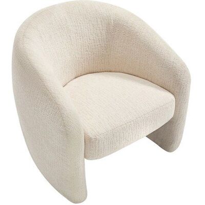 VENTE-UNIQUE Fauteuil pour enfant en tissu chenille beige ROMICOU Beige - Publicité VENTE-UNIQUE Fauteuil pour enfant en tissu chenille beige ROMICOU Beige - Publicité
