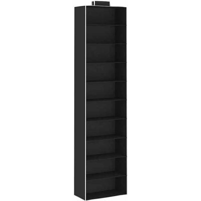 VIDAXL BESTÉtagères suspendues de rangement 2 pcs - facile à entretenir - 10 niveaux Tissu NOV56087846 Noir - Publicité VIDAXL BESTÉtagères suspendues de rangement 2 pcs - facile à entretenir - 10 niveaux Tissu NOV56087846 Noir - Publicité
