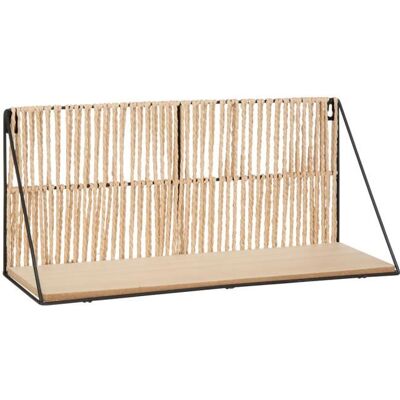 Étagère murale Sofia 48 x 21 cm corde et métal Atmosphera for Kids - - Marron - Publicité Étagère murale Sofia 48 x 21 cm corde et métal Atmosphera for Kids - - Marron - Publicité
