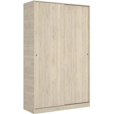 PEGANE Armoire à portes coulissantes coloris naturel - Longueur 120 x Profondeur 50 x Hauteur 204 cm Marron - Publicité PEGANE Armoire à portes coulissantes coloris naturel - Longueur 120 x Profondeur 50 x Hauteur 204 cm Marron - Publicité