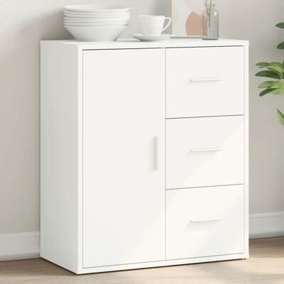 vidaXL Buffet Armoire Latérale Meuble de Rangement Organisateur de Salon Salle de Séjour Intérieur Moderne Blanc Bois 840471 Blanc - Publicité vidaXL Buffet Armoire Latérale Meuble de Rangement Organisateur de Salon Salle de Séjour Intérieur Moderne Blanc Bois 840471 Blanc - Publicité