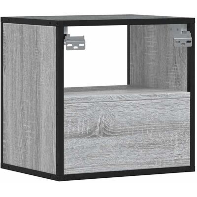 VIDAXL Magnifique Table de chevet élégante(1 PCS)- ZENCORE - armoire de chevet - Pour chambre - murale sonoma gris 40x31x395cm M7129833 Gris - Publicité VIDAXL Magnifique Table de chevet élégante(1 PCS)- ZENCORE - armoire de chevet - Pour chambre - murale sonoma gris 40x31x395cm M7129833 Gris - Publicité