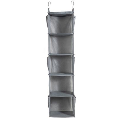MOOHOP Armoire rangement sac suspendu penderie étagère de rangement pour armoire crèche Organisation de vêtements de bébé et de stockage Gris - Publicité MOOHOP Armoire rangement sac suspendu penderie étagère de rangement pour armoire crèche Organisation de vêtements de bébé et de stockage Gris - Publicité