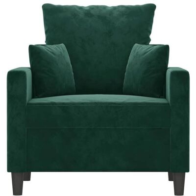 VIDAXL Printemps 2026 Soldes(1 PC)Fauteuil dappoint - CHAISE TV - Fauteuil Vert foncé 60 cm Velours - 78x77x80 cm 2_303978 Vert - Publicité VIDAXL Printemps 2026 Soldes(1 PC)Fauteuil dappoint - CHAISE TV - Fauteuil Vert foncé 60 cm Velours - 78x77x80 cm 2_303978 Vert - Publicité