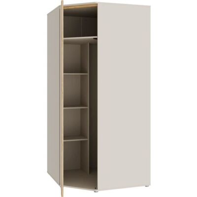 FORTE Armoire dangle - WEXLIN - Décor Sable - 1 porte battante - L922 x P922 x H1937 cm Beige - Publicité FORTE Armoire dangle - WEXLIN - Décor Sable - 1 porte battante - L922 x P922 x H1937 cm Beige - Publicité
