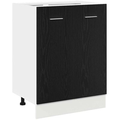 Armoire inférieure en bois dingénierie - vidaXL - Chêne noir - 60x46x815 cm - Grand espace de rangement Noir - Publicité Armoire inférieure en bois dingénierie - vidaXL - Chêne noir - 60x46x815 cm - Grand espace de rangement Noir - Publicité