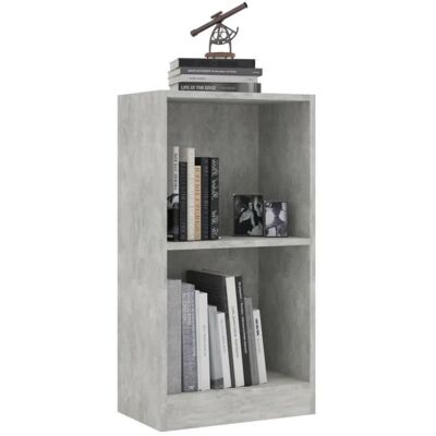 OVONNI LVL - MEUBLE ETAGERE - Bibliothèque Gris béton 40 x 24 x 75 cm Aggloméré(1335) Gris - Publicité OVONNI LVL - MEUBLE ETAGERE - Bibliothèque Gris béton 40 x 24 x 75 cm Aggloméré(1335) Gris - Publicité