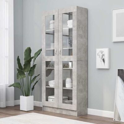 Armario - vidaXL - Grigio Cemento - 1 Tiroir - 1 Porte - 82 5x30 5x185 5cm Gris - Publicité Armario - vidaXL - Grigio Cemento - 1 Tiroir - 1 Porte - 82 5x30 5x185 5cm Gris - Publicité