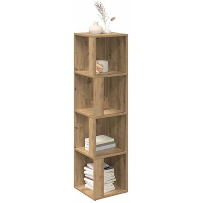 VIDAXL En soldes - Armoire dangleCabinet de Rangement - Étagère revueslectures chêne artisanal 33x33x132cm - Bois dingénierie 8_642227 Marron - Publicité VIDAXL En soldes - Armoire dangleCabinet de Rangement - Étagère revueslectures chêne artisanal 33x33x132cm - Bois dingénierie 8_642227 Marron - Publicité