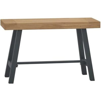 vidaXL Banc en bois massif de teck 80 cm - Banc - Publicité vidaXL Banc en bois massif de teck 80 cm - Banc - Publicité