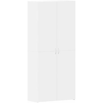 Vidaxl Armoire à Chaussures Blanche 80x35.5x180 cm - Armoire à chaussures - Publicité Vidaxl Armoire à Chaussures Blanche 80x35.5x180 cm - Armoire à chaussures - Publicité