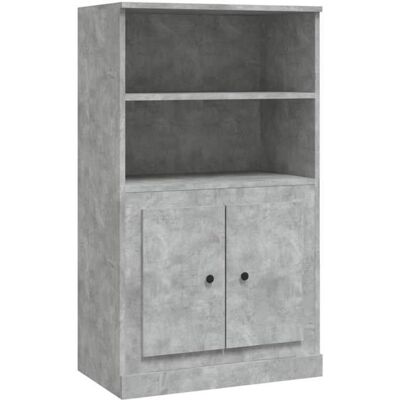 HELLOSHOP26 Buffet haut - Meuble de cuisine - Gris béton - Bois dingénierie - 60 x 355 x 1035 cm - Rangement organisé Marron - Publicité HELLOSHOP26 Buffet haut - Meuble de cuisine - Gris béton - Bois dingénierie - 60 x 355 x 1035 cm - Rangement organisé Marron - Publicité