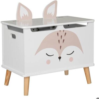 ATMOSPHERA CRÉATEUR D'INTÉRIEUR Coffre enfant renard blanc 53x545cm - Atmosphera Créateur dintérieur Blanc - Publicité ATMOSPHERA CRÉATEUR D'INTÉRIEUR Coffre enfant renard blanc 53x545cm - Atmosphera Créateur dintérieur Blanc - Publicité