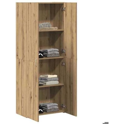 VIDAXL Printemps 2026 SoldesMarron Cabinet haut/Armoire haute de Rangement - Cabinet de Bureau avec porte Chêne artisanal 70x32x77.5 cm 2 Marron - Publicité VIDAXL Printemps 2026 SoldesMarron Cabinet haut/Armoire haute de Rangement - Cabinet de Bureau avec porte Chêne artisanal 70x32x77.5 cm 2 Marron - Publicité
