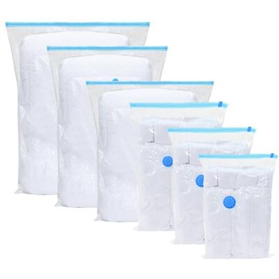 vidaXL Sac de Voyage sous Vide - Flexible, Imperméable, Fermeture Bleue - Publicité vidaXL Sac de Voyage sous Vide - Flexible, Imperméable, Fermeture Bleue - Publicité