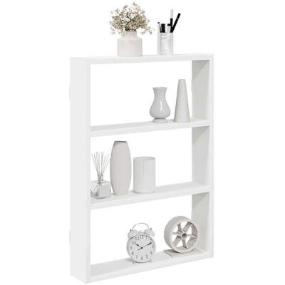 vidaXL Étagère murale blanc 43x9x60 cm bois dingénierie 860049 Blanc - Publicité vidaXL Étagère murale blanc 43x9x60 cm bois dingénierie 860049 Blanc - Publicité