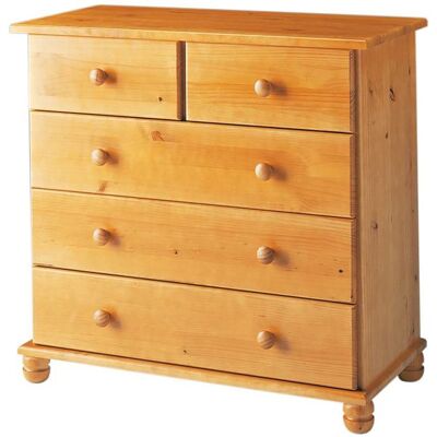 PEGANE Commode / Meuble de rangement en pin massif coloris Miel - Longueur 78 x Profondeur 39 x Hauteur 81 cm Marron - Publicité PEGANE Commode / Meuble de rangement en pin massif coloris Miel - Longueur 78 x Profondeur 39 x Hauteur 81 cm Marron - Publicité