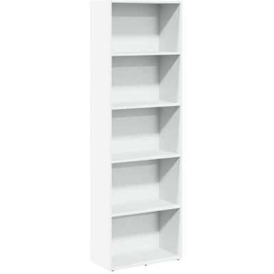 Bibliothèque - vidaXL - bois dingénierie - blanc - 60x30x189 cm - résistante à lhumidité - matériau durable pdd93r7604527 Blanc - Publicité Bibliothèque - vidaXL - bois dingénierie - blanc - 60x30x189 cm - résistante à lhumidité - matériau durable pdd93r7604527 Blanc - Publicité